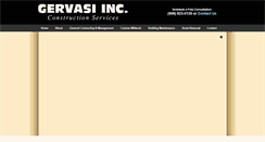 Desktop Screenshot of gervasicontracting.com